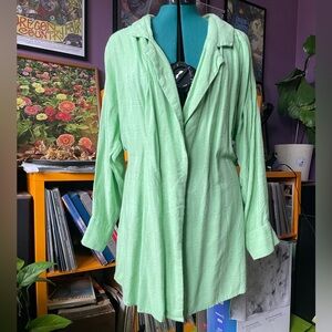 Free People Mint Casual Blazer